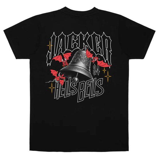 TSHIRT JACKER HELLS BELLS BLACK