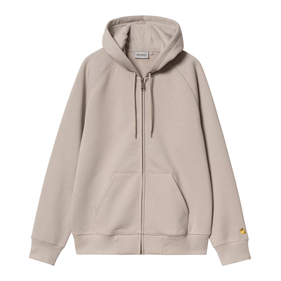 CARHARTT WIP HOODED CHASE JACKET DUSKY BEIGE /GOLD
