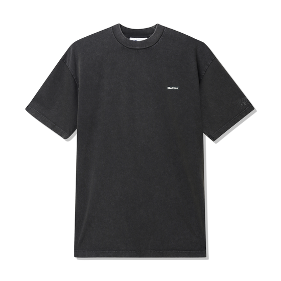 T-SHIRT BUTTER BASIC TEE WASHED BLACK
