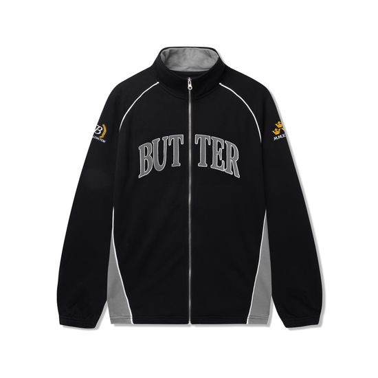 VESTE BUTTER GOOD CROWN APPLIQUE JACKET BLACK