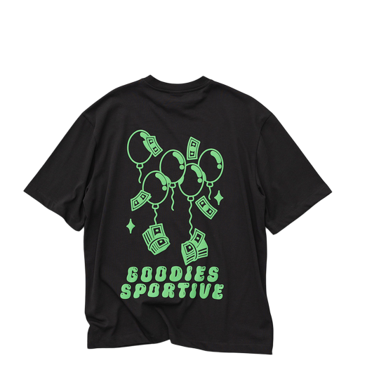 GOODIES SPORTIVE MONEY BLACK TEE