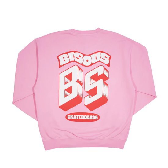 CREWNECK BISOUS MONOGRAM PINK