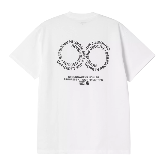TSHIRT CARHARTT WIP S/S ROTATION WHITE/BLACK