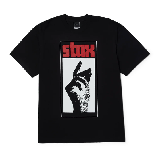 TSHIRT HUF STAX SNAP SS BLACK