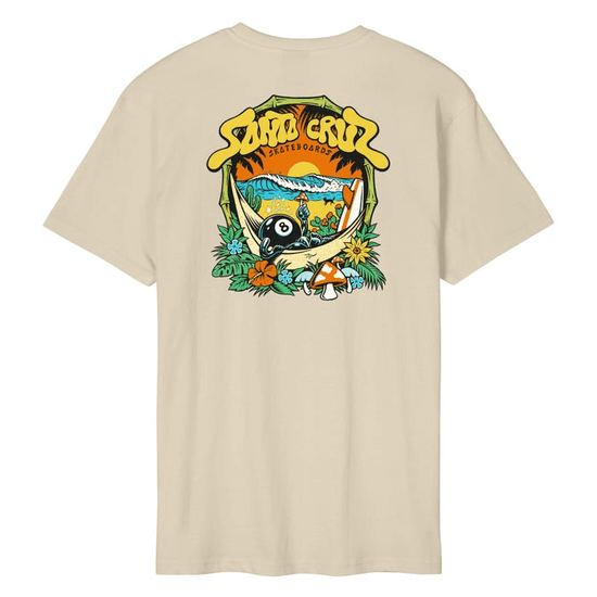TSHIRT SANTA CRUZ WINKOWSKI 8BALL TRIP TSHIRT BLOND WOOD