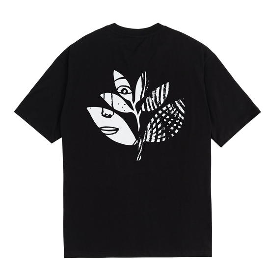 TSHIRT MAGENTA FEMME TEE BLACK