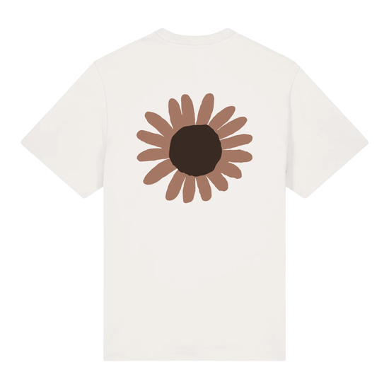 TSHIRT OMC MOCHA MOUSSE FLOWER OFF WHITE