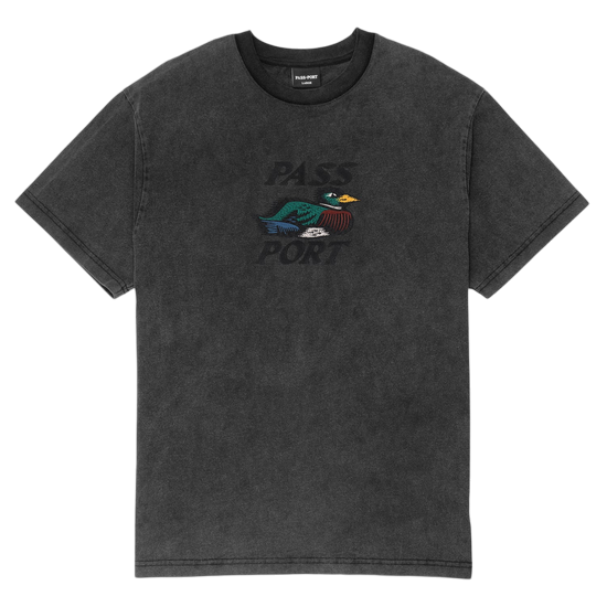 TSHIRT PASS PORT FAST DUCK BLACK ACID