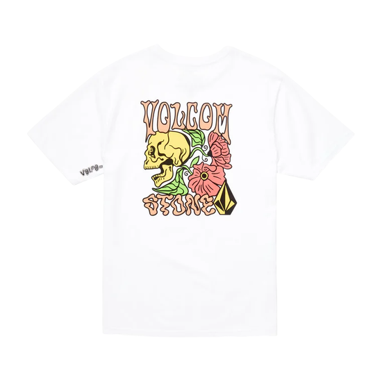 T SHIRT VOLCOM TOOFLOW BSC SST WHITE