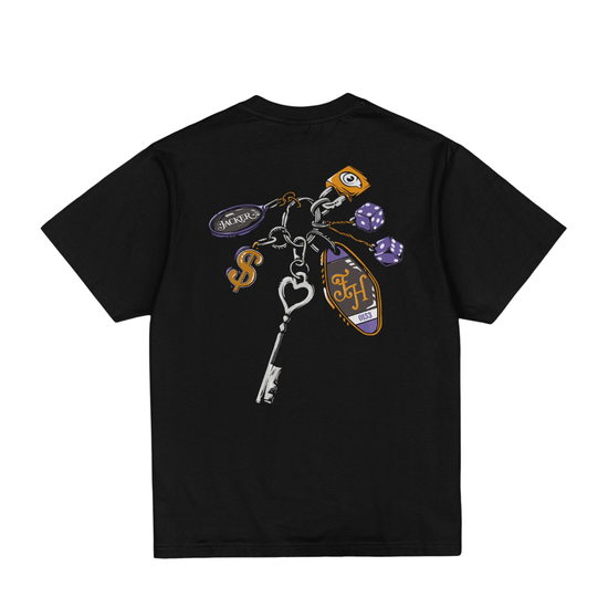 TSHIRT JACKER KEYCHAIN BLACK