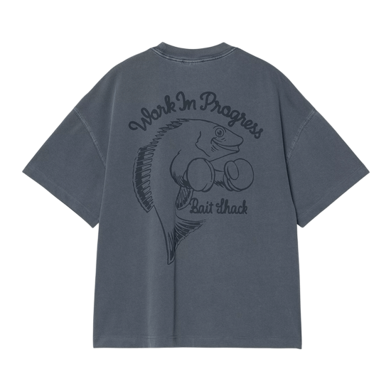 CARHARTT WIP TSHIRT S/S BALT SHACK DUSKY BLUE