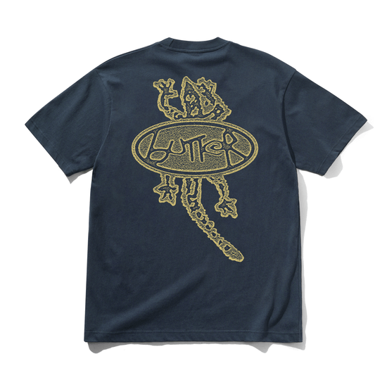 T-SHIRT BUTTER GOODS WIPEOUT TEE DENIM