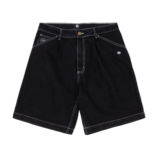 MAGENTA OG DENIM SHORT BLACK