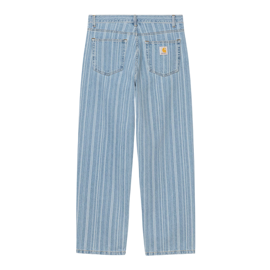 CARHARTT WIP PANTALON RYLAN STRIPE PANT BLUE STONE BLEACHED