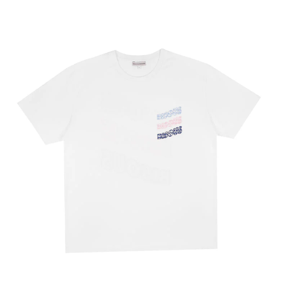 TSHIRT BISOUS S/S Sonics Vichy Multi White