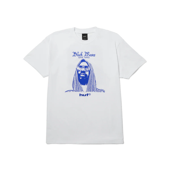 TSHIRT HUF BLACK MOSES WHITE