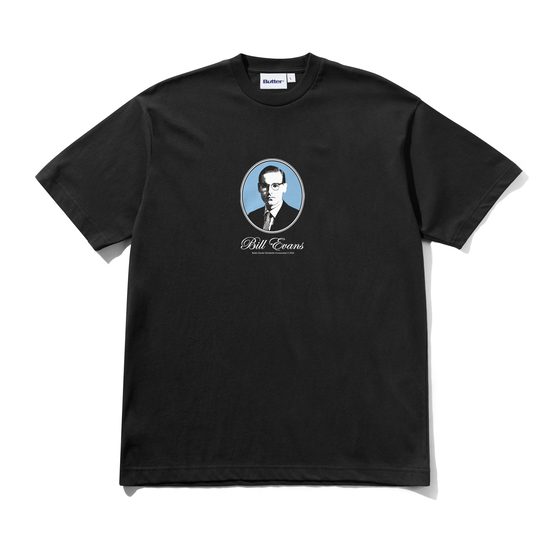 T-SHIRT BUTTER GOODS CRYSTAL NOTES TEE BLACK