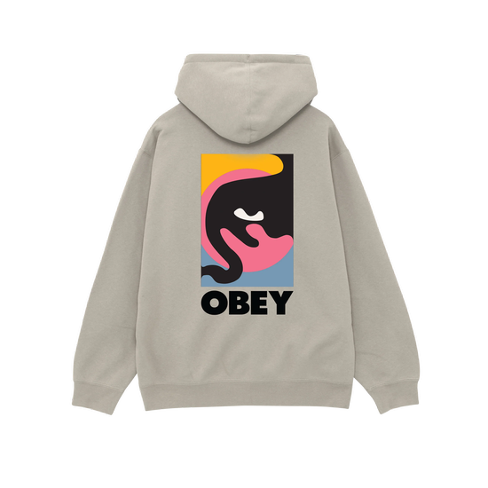 SWEAT CAPUCHE OBEY QUARTER ICON MOONSTRUCK