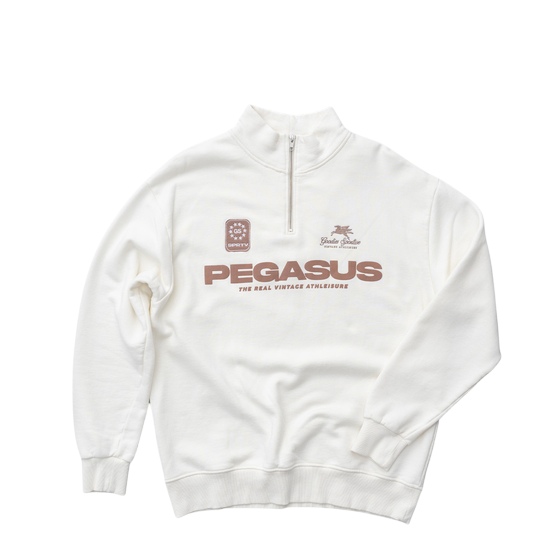 GOODIES SPORTIVE NEW PEGASUS HALF ZIPPER BUTTER