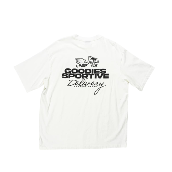 GOODIES SPORTIVE DELIVERY WHITE TEE