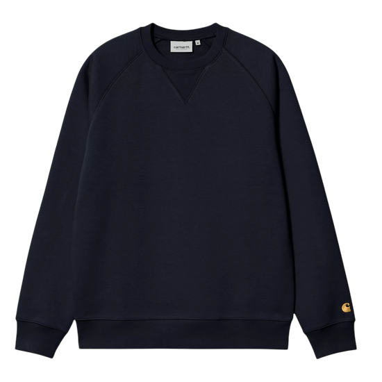 CARHARTT WIP CHASE SWEAT DARK NAVY/GOLD