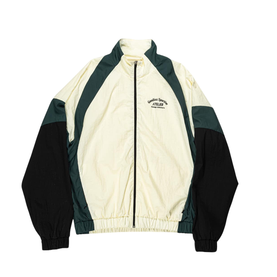 GOODIES SPORTIVE ARTIC TRACKSUIT JACKET WHITE/GREEN