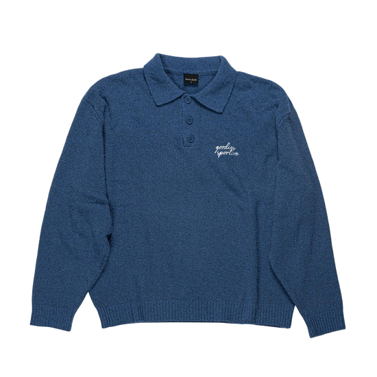 GOODIES SPORTIVE BLUE CACTUS POLO BLUE
