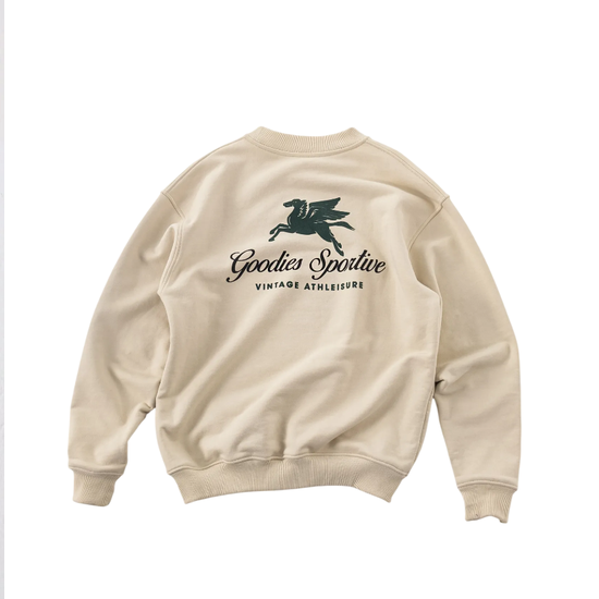 GOODIES SPORTIVE CREWNECK PRENIUM HUMUS PUFF PRINT