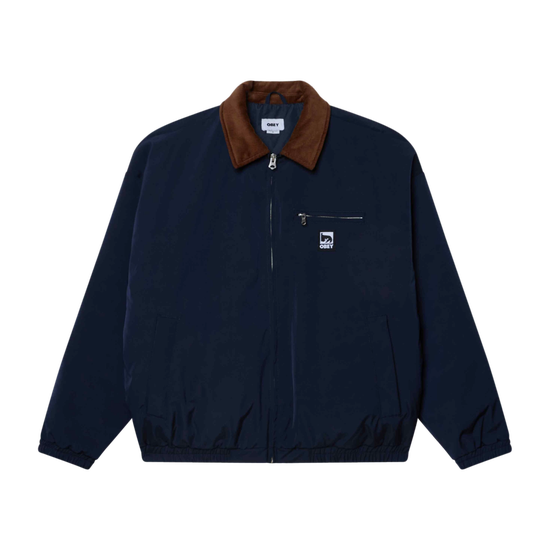 BLOUSON OBEY ELYSIAN JACKET DARK NAVY