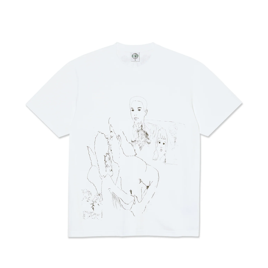 TSHIRT POLAR TEE STEVE TEE REVE WHITE
