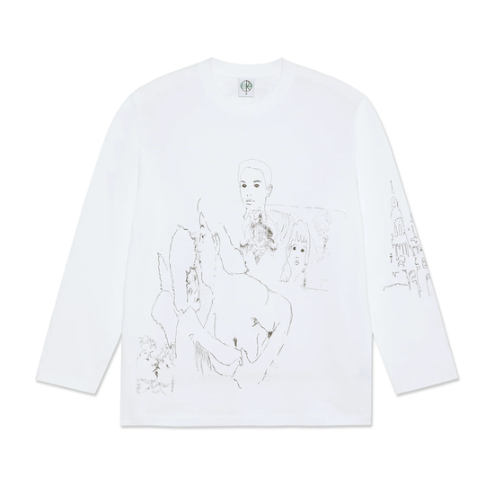 TSHIRT POLAR L/S TEE STEVE STROKE LOGO DIRTY BLACK