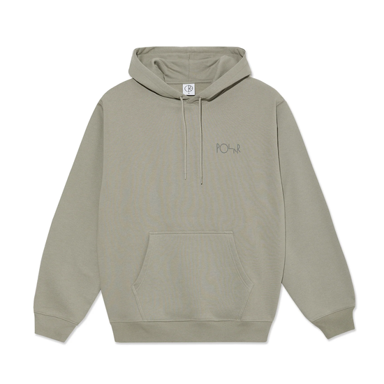 SWEAT CAPUCHE POLAR DAVE HOODIE STROKE LOGO VETIVER