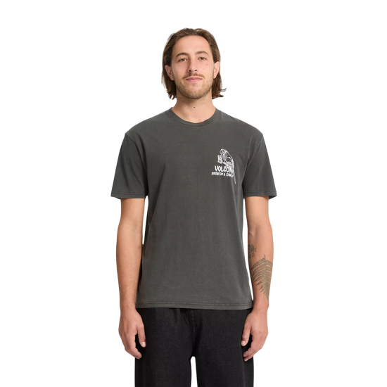 T SHIRT VOLCOM LIQUOR LOCKER PW SST BLACK