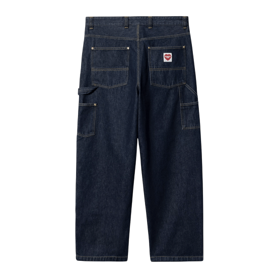 CARHARTT WIP PANTALON NASH DOUBLE KNEE PANT BLUE RINSED