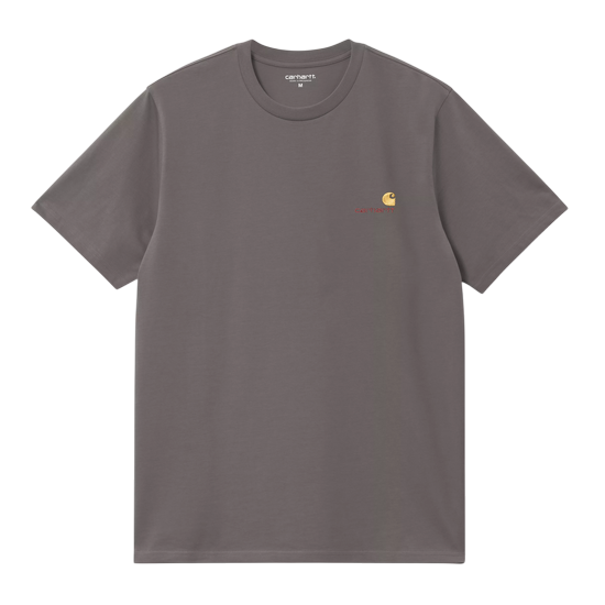 CARHARTT WIP TSHIRT S/S AMERICAN SCRIPT PORPHYRY