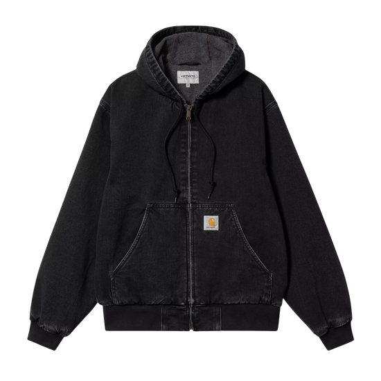CARHARTT WIP OG ACTIVE JACKET WINTER BLACK STONE WASHED