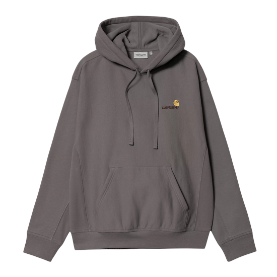 CARHARTT WIP HOODED AMERICAN SCRIPT SWEAT PORPHYRY