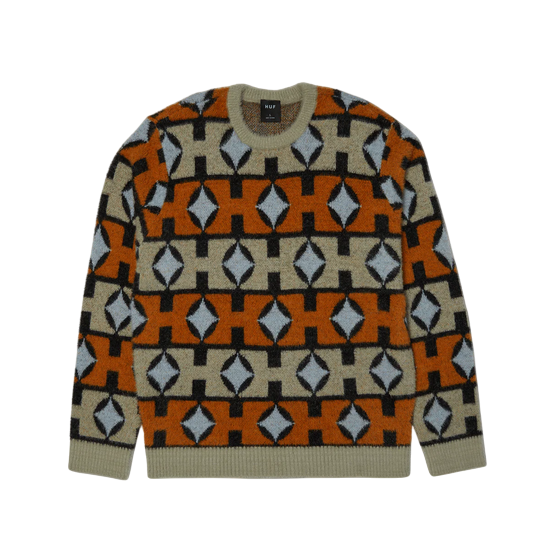 PULL CREW HUF SPACE AGE CREW SUNSET