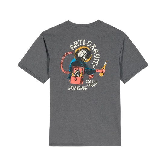 T SHIRT VOLCOM ANTI GRAVITY HTH SST HEATHER BLACK