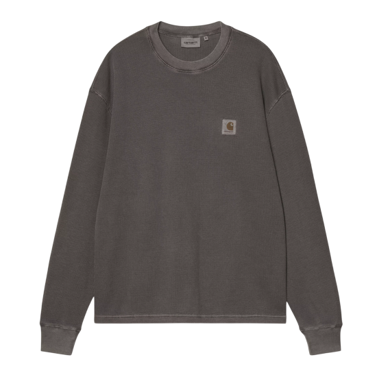 CARHARTT WIP L/S VISTA WAFFLE TSHIRT BLACK