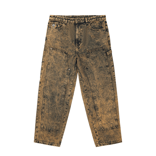 PANTALON HELAS CARPENTER JEANS PANTS WASHED BROWN