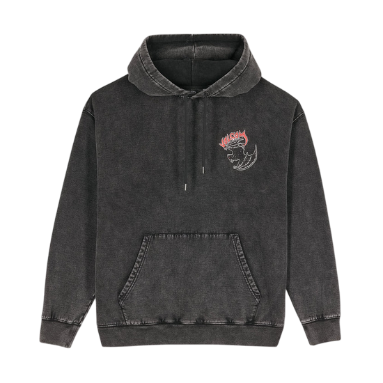 SWEAT A CAPUCHE VOLCOM NIGHT WASHER PO LIGHT ACID BLACK