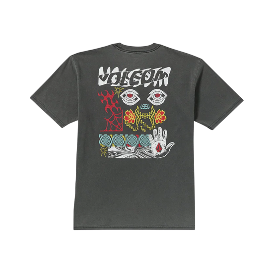 T SHIRT VOLCOM BRAIN MIX SST STEALTH