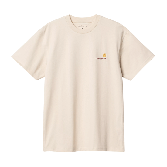 CARHARTT WIP TSHIRT S/S AMERICAN SCRIPT NATURAL