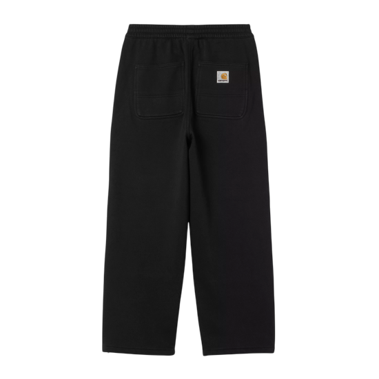 CARHARTT WIP PANTALON DOUBLE KNEE SWEAT PANT BLACK STONE WASHED