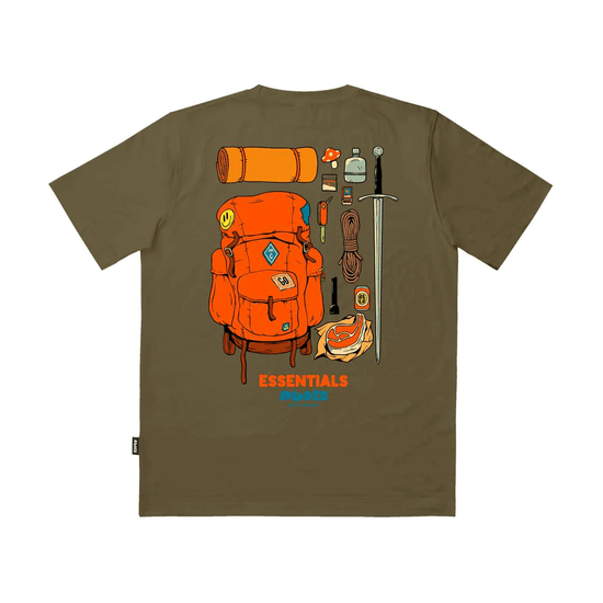 THE DUDES TSHIRT ESSENTIALS BRITISH KHAKI
