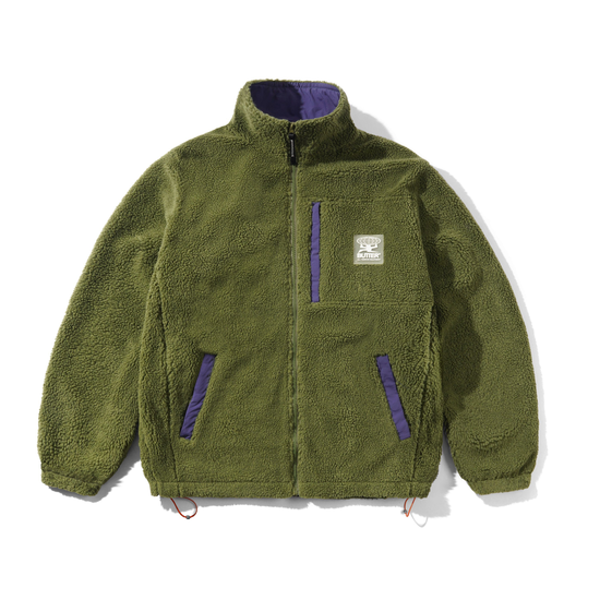 VESTE BUTTER GOOD TERRAIN HIGHPILE JACKET MOSS