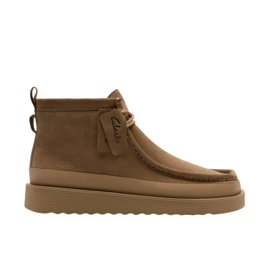 CHAUSSURES CLARKS WALLABEEFTR2HI DARK SAND SUEDE