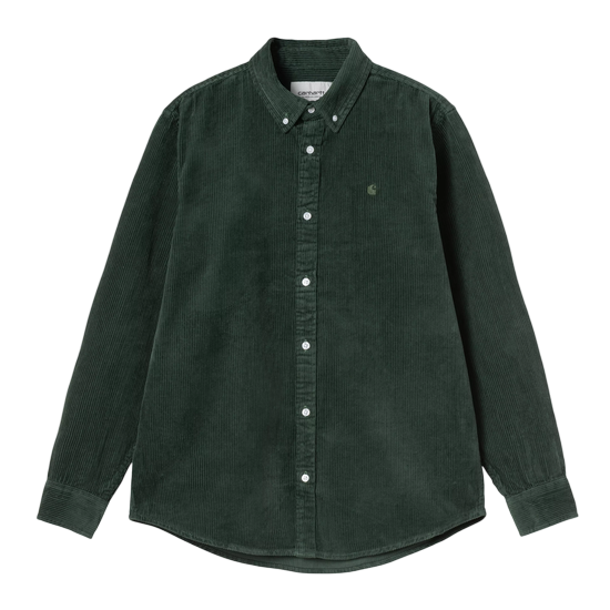 CARHARTT WIP CHEMISE L/S MADISON CORD SHIRT SYCAMORE TREE