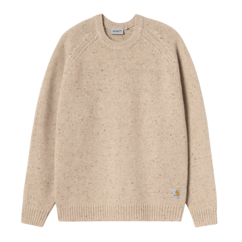 PULL CARHARTT WIP ANGLISTIC SWEATER SPECKLED FLEUR DE SEL